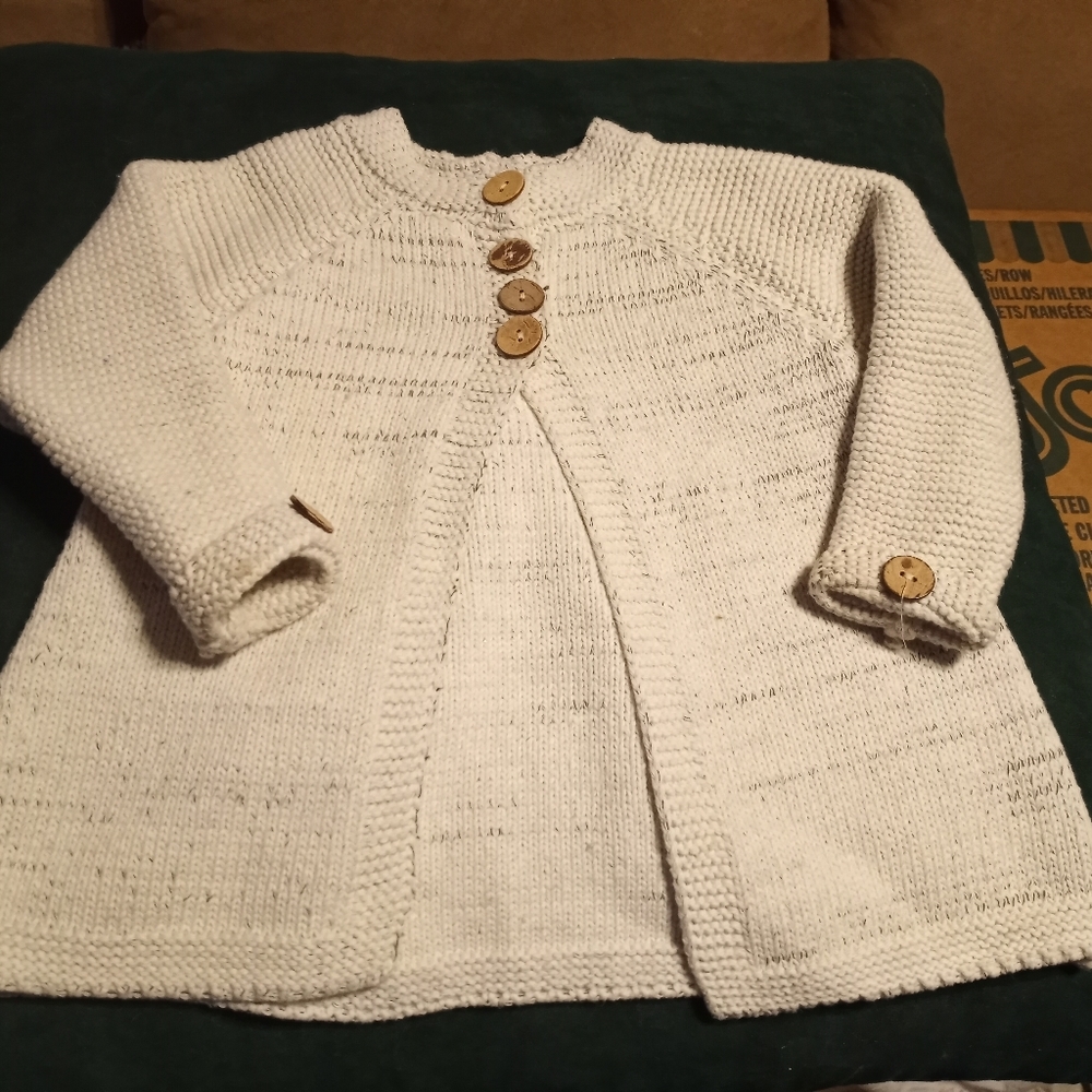 100% cotton knit sweater
